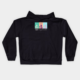 Raise hands for Human rights Kids Hoodie